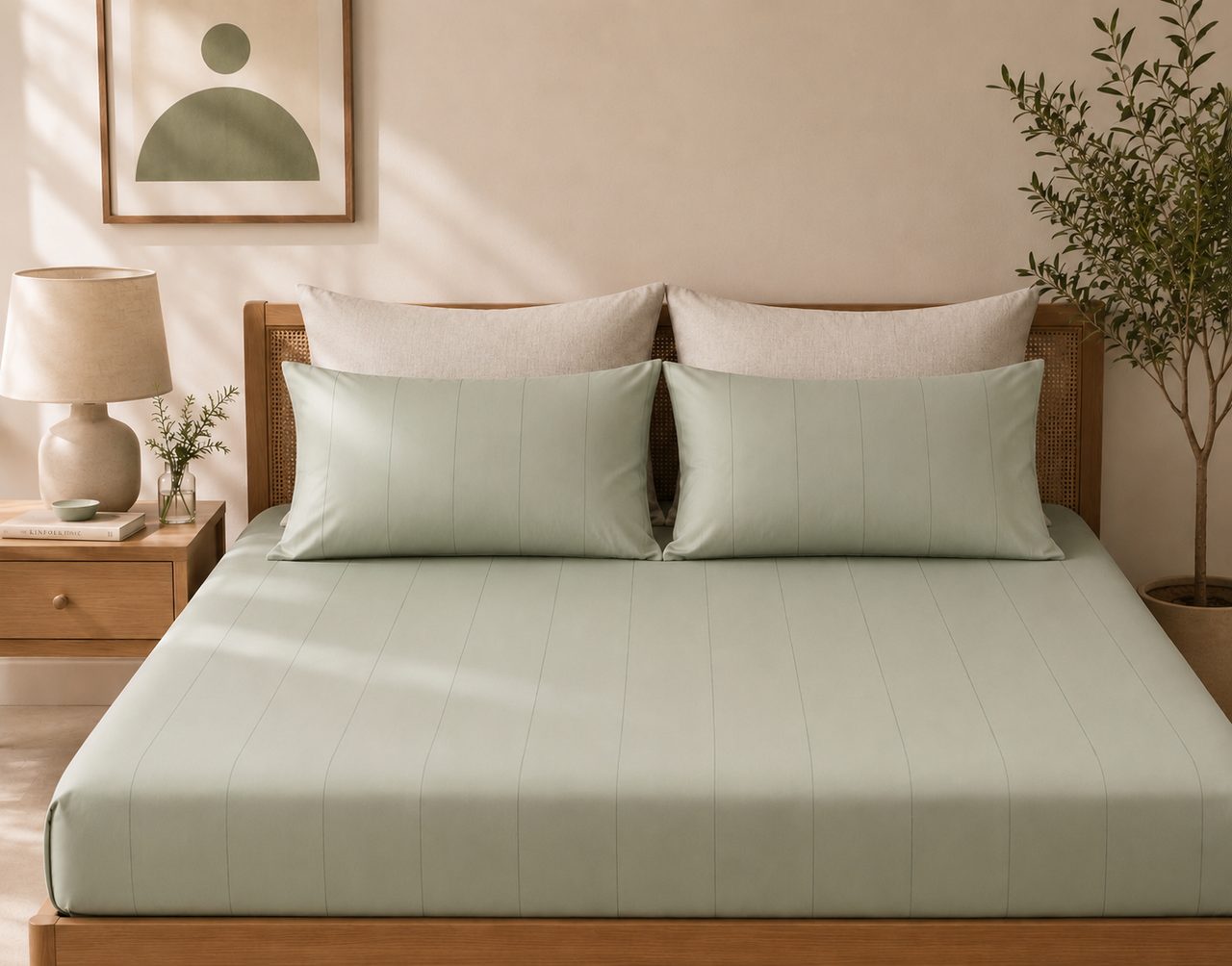 Airy Percale Bedsheet Set – King