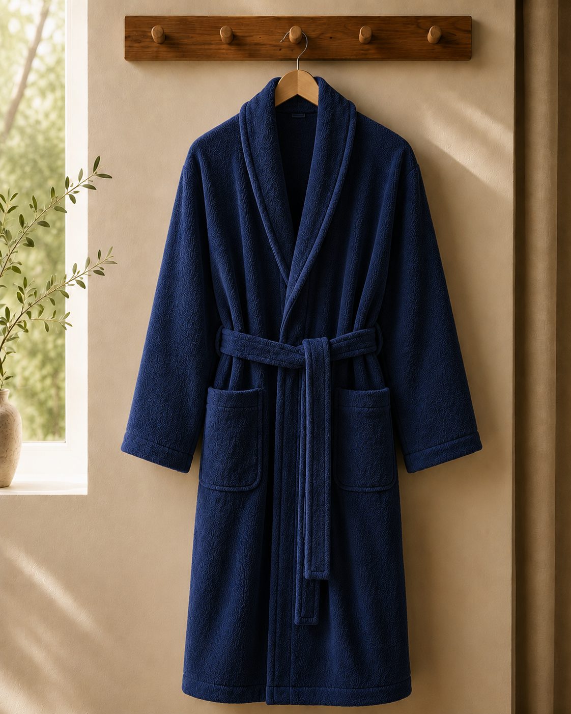Everyday Cotton Terry Bathrobe view 3
