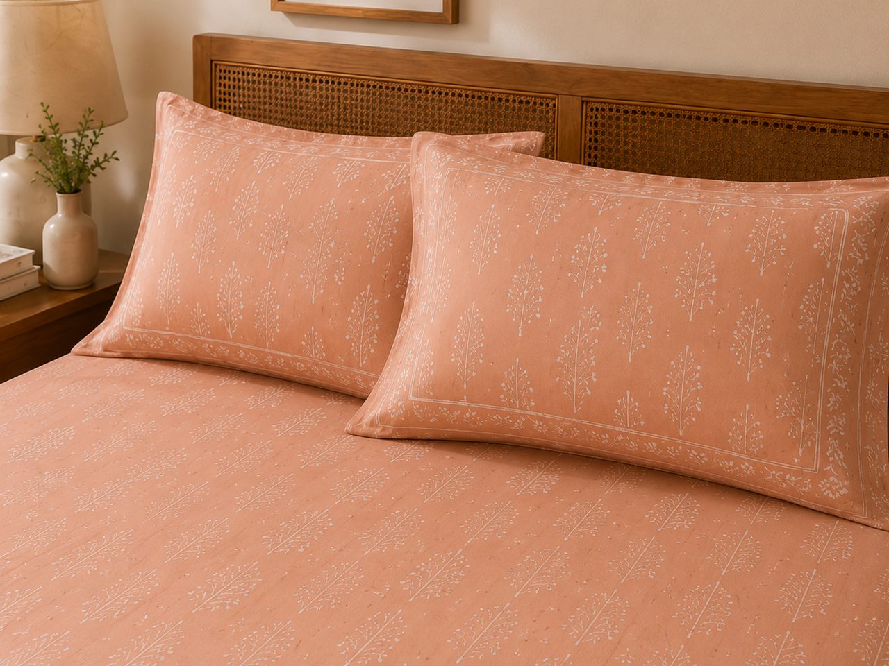 Dahlia Blush Bedsheet Set – King view 4