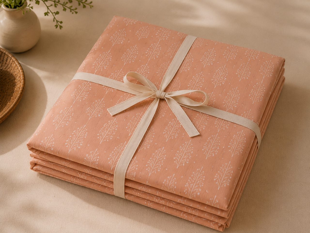 Dahlia Blush Bedsheet Set – King view 6