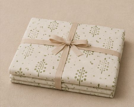 Sage Leaf Bedsheet Set – King view 4