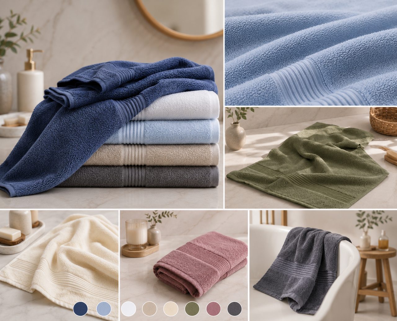 Different operations need different towels.