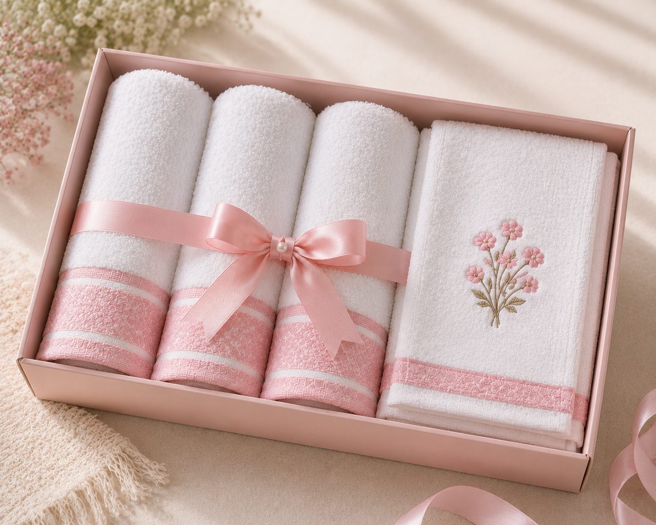 Close-up view of Baby Shower Gift Set