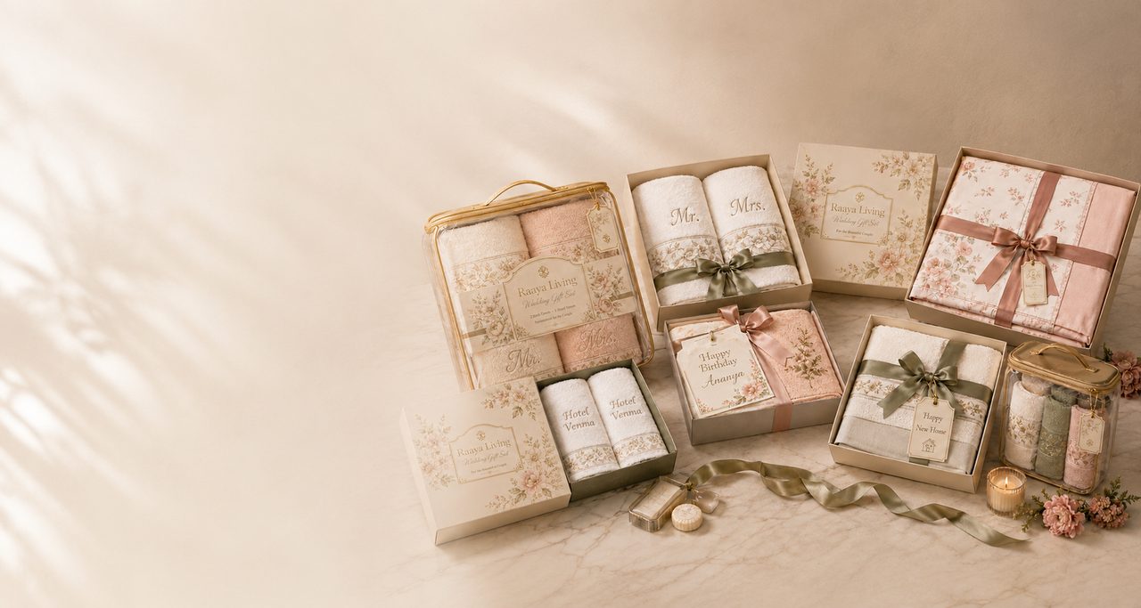 Raaya Living textile gift boxes