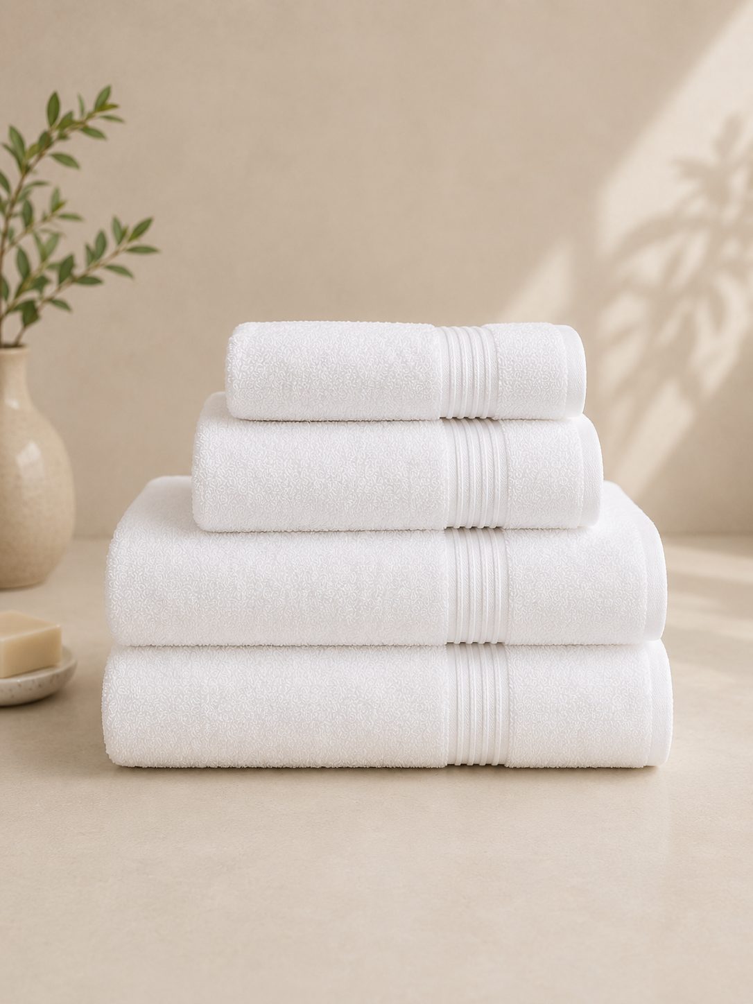 Cotton towel sets for private-label and bulk requirements