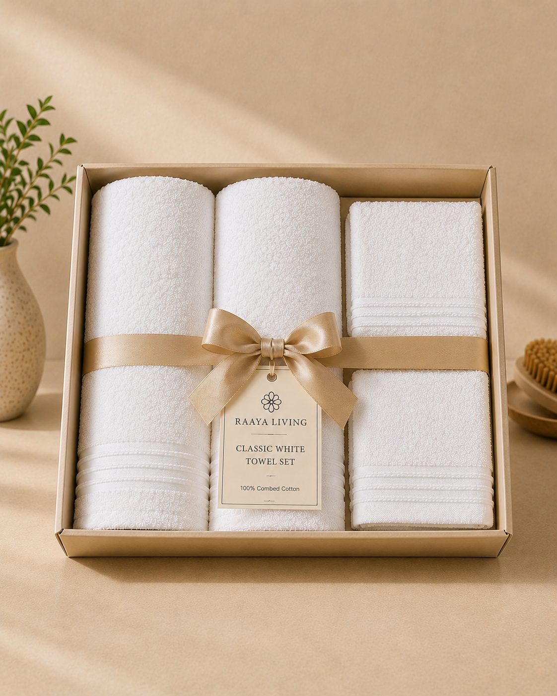 Classic White Hotel Towel Set view 5