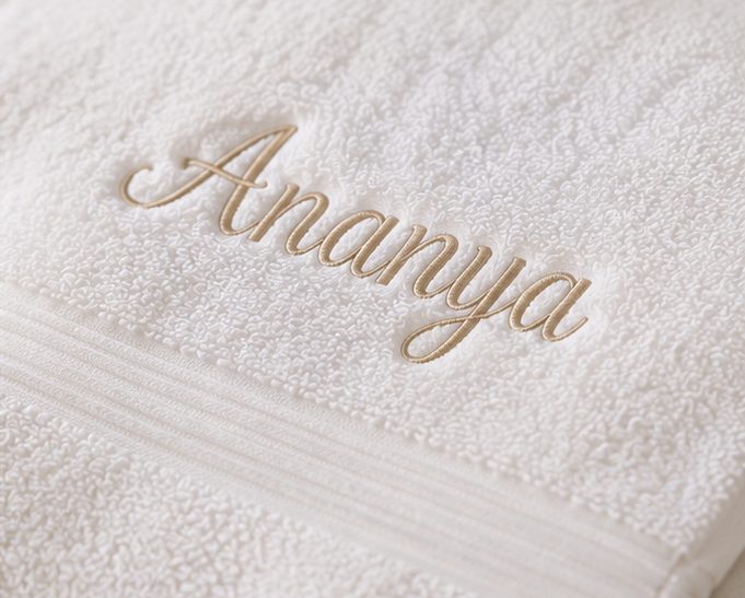 Personalised Name Bath Towel view 3