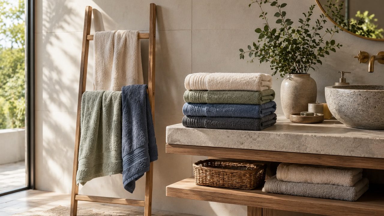 Raaya Living 100 percent combed cotton terry towels