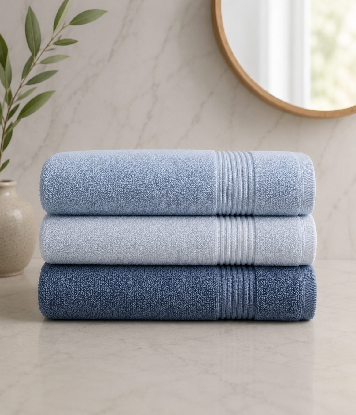 Cotton terry towels